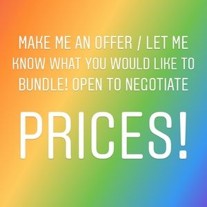 open to negotiate!